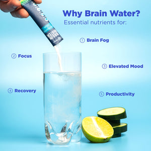 Brain Water: Electrolytes + Focus (Cucumber Lime 30 Pack)
