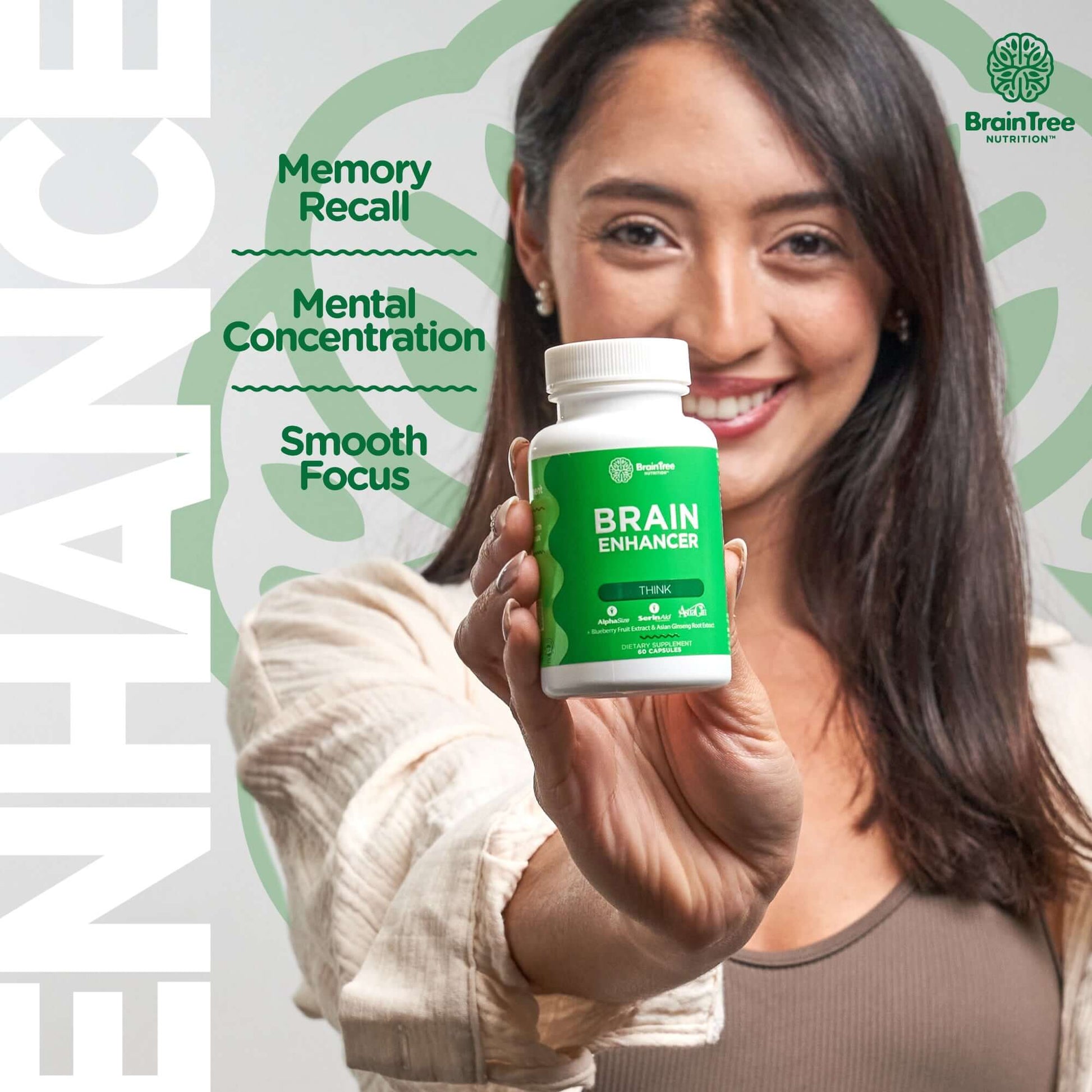 BrainTree Nutrition-Brain Enhancer Supplement