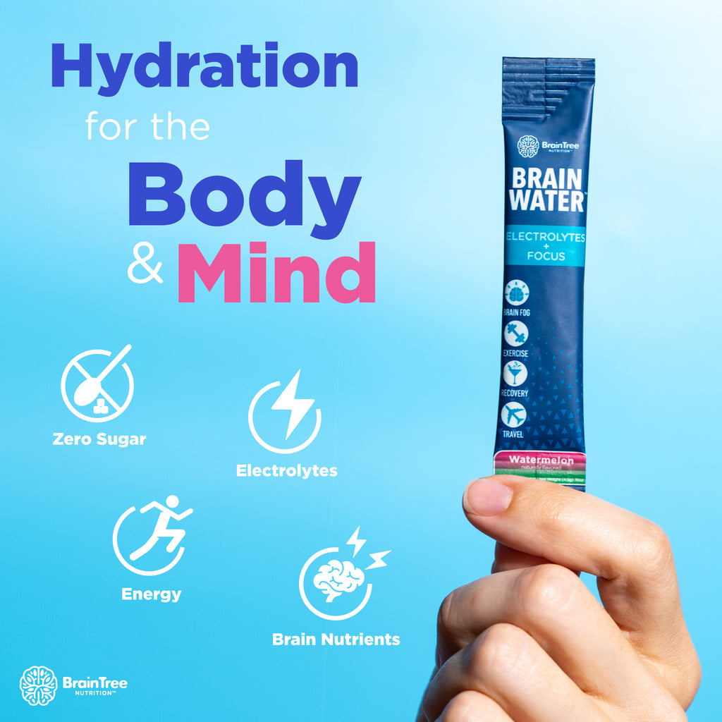 Brain Water Electrolytes Focus Watermelon Brain Water 30 Pack Brain Water Electrolytes Focus Watermelon Brain Water 30 Pack
